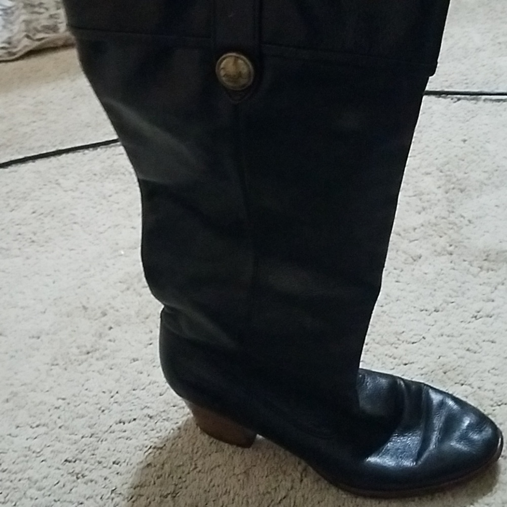 Coach leather boot size 9.5